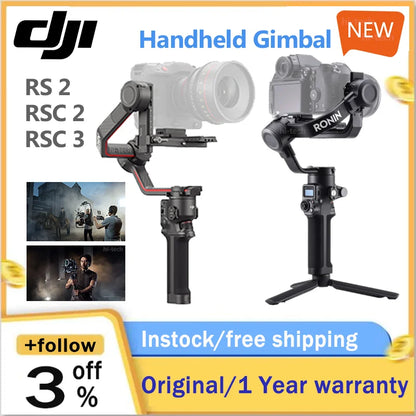 For DJI RS 2 RS2 RSC 2 RSC 2 PRO COMBO RS 3 RS3 mini Ronin-SC Ronin SC2 camera gimbal Stabilisator Foldable Design OLED Screen