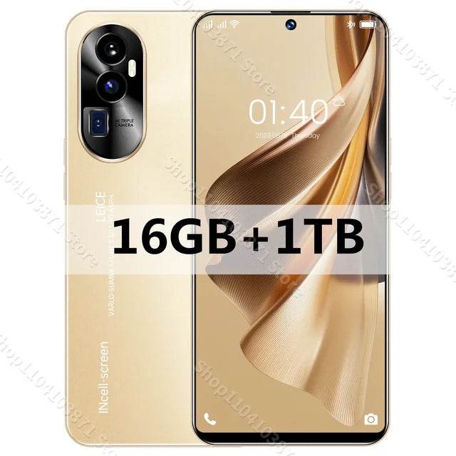 Global Reno 12 Pro+ 7.3HD 72MP+108MP Screen 16G+1TB Smart Phone 8000Mah Android14 Celulare Dual Sim Face Unlocked NFC 5G Phone - MarvelouStoree