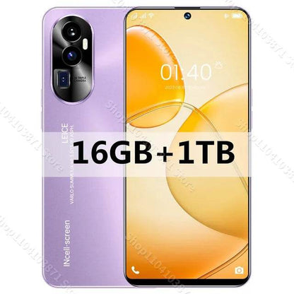 Global Reno 12 Pro+ 7.3HD 72MP+108MP Screen 16G+1TB Smart Phone 8000Mah Android14 Celulare Dual Sim Face Unlocked NFC 5G Phone - MarvelouStoree