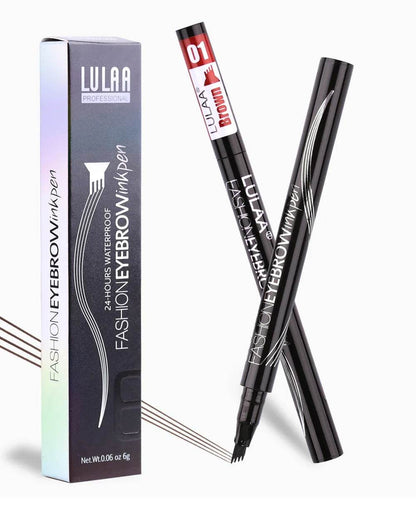 4D Microblading Eyebrow Pen 4 Forks Tip Eyebrow Tattoo Pencil Long Lasting Fine Sketch Liquid Eye Brow Make Up - MarvelouStoree