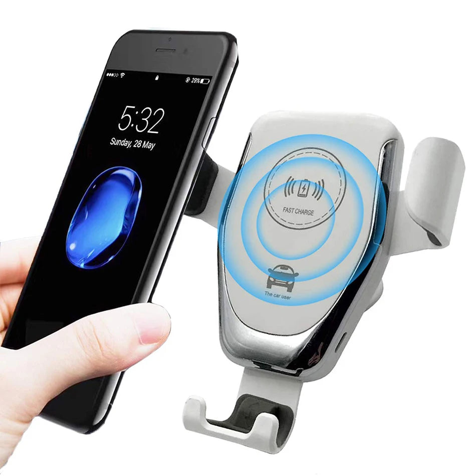 Car Fast Wireless Charger For iPhone 11 12 SE 8 Plus XS 100W Car Wireless Charger For Samsung Galaxy S8 S9 S10 Note 9 Charger