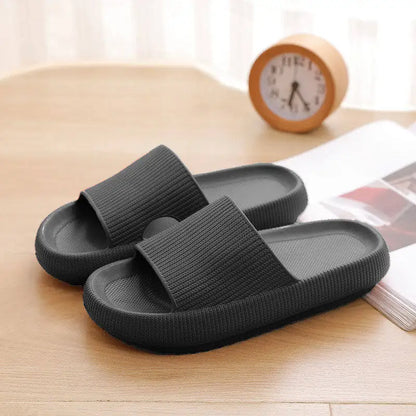 Thick Platform Bathroom Home Slippers Women Fashion Soft Sole EVA Indoor Slides Woman Sandals 2023 Summer Non-slip Flip Flops