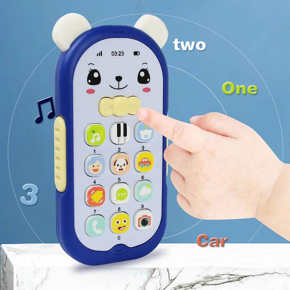 Baby Phone Toy Telephone Music Sound Machine for for Kids Infant Early Educational Mobile Phone Toys Gift - MarvelouStoree