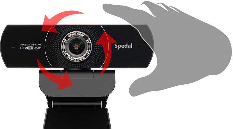 Spedal MF934H 1080P Hd 60fps Webcam with Microphone for Desktop Laptop Computer Meeting Streaming Web Camera Usb Software