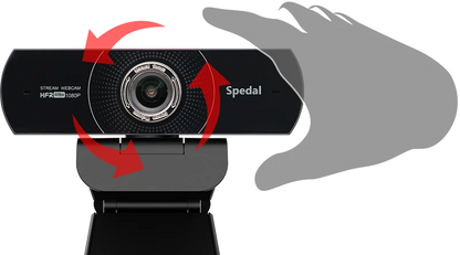 Spedal MF934H 1080P Hd 60fps Webcam with Microphone for Desktop Laptop Computer Meeting Streaming Web Camera Usb Software