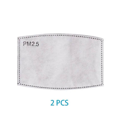 PM2.5 Anti Dust Mask Activated Carbon Filter Masks Windproof Mouth-muffle Proof Flu Face Masks With Filters - MarvelouStoree