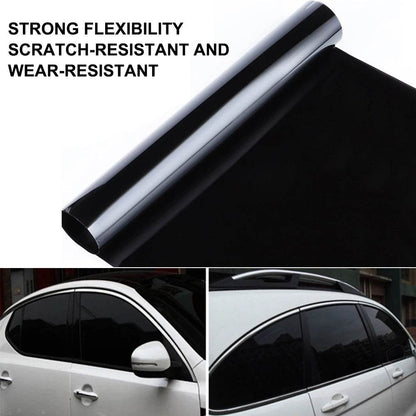 3M*50cm Black Car Window Foils Tint Tinting Film Roll Auto Home Window Glass Restroom Summer Solar UV Protector Sticker Films - MarvelouStoree