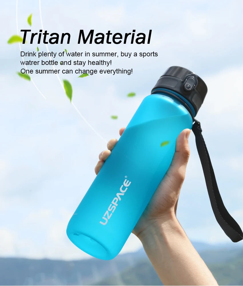 New 500/1000ml Sports Water Bottle Portable Leakproof Shaker Drinkware Outdoor Tour Gym Fitness Cup Tritan Plastic Jugs BPA Free