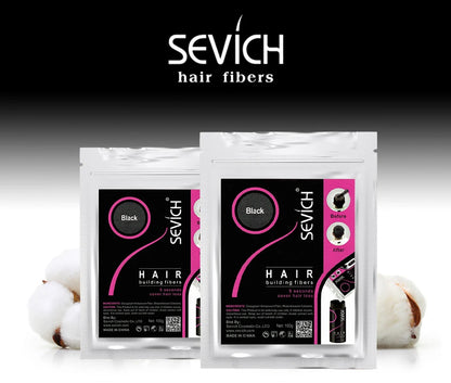 Sevich 100g Hair Fibers 10 Color Keratin Hair Building Fiber Powder Instant Hair Growth Fiber Refill 50g Hair Care Product