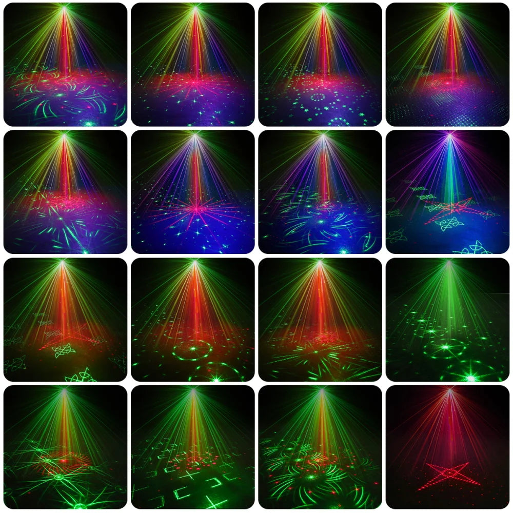 Mini RGB Disco Light DJ LED Laser Stage Projector  Lamp