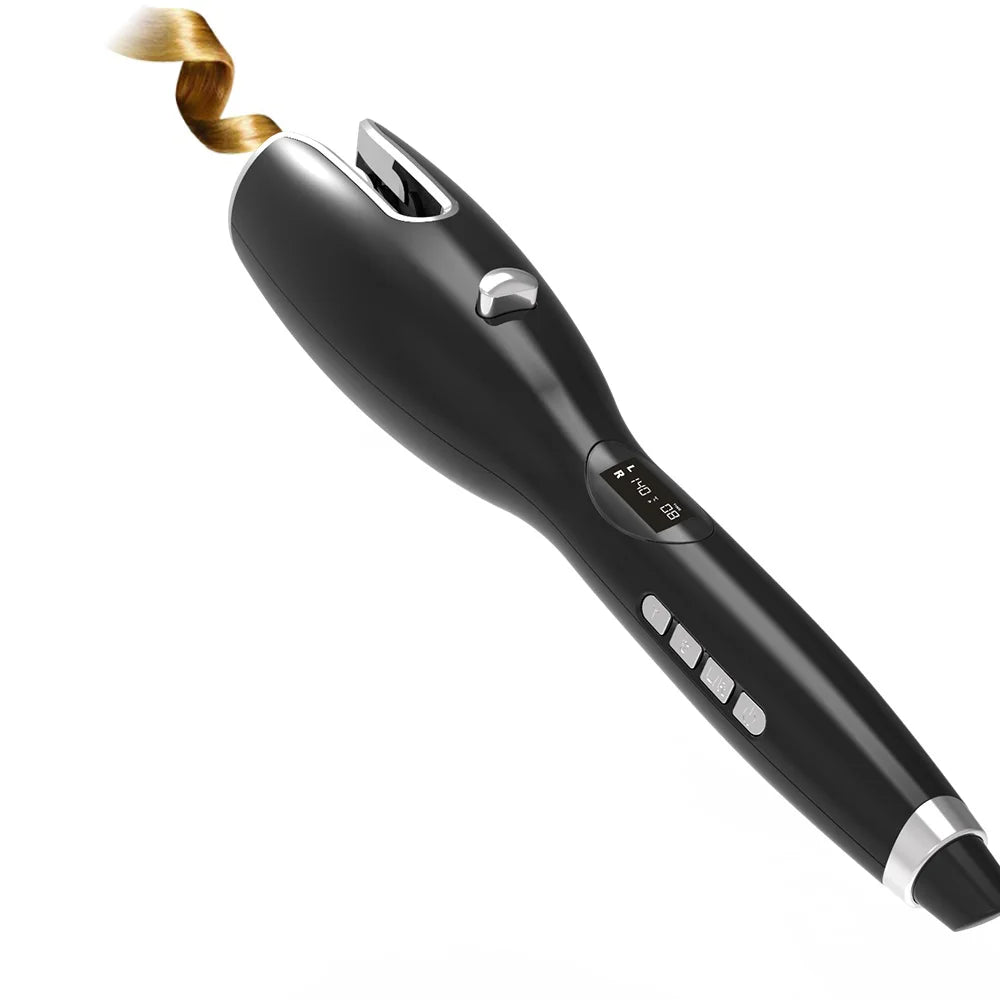 New Arrival LCD Full Automatic Hair Curler Curling Iron Air Curler Air Rotating Portable Air Spin N Wand Curl 1 Inch Hair Curler