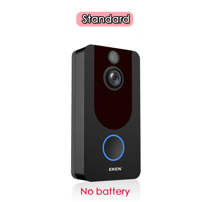 EKEN V7 HD 1080P Smart WiFi Video Doorbell Camera Visual Intercom Night vision IP Door Bell Wireless Security Camera