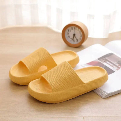 Thick Platform Bathroom Home Slippers Women Fashion Soft Sole EVA Indoor Slides Woman Sandals 2023 Summer Non-slip Flip Flops - MarvelouStore