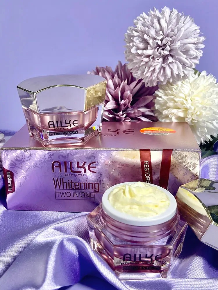 AILKE Lightening, Dark Spot Correcting Face Cream, Glowing, Hydrating, For Black, Dark Skin, Skin Barrier Repair Moisturizer