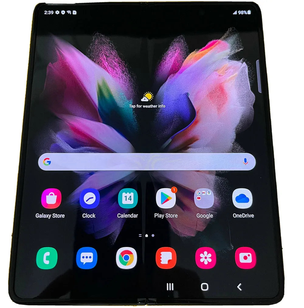 Samsung Galaxy Z Fold 3 Fold3 5G F926N F926U1 7.6" Foldable AMOLED 12GB 256/512GB NFC Snapdragon 95% New Original Cell Phone