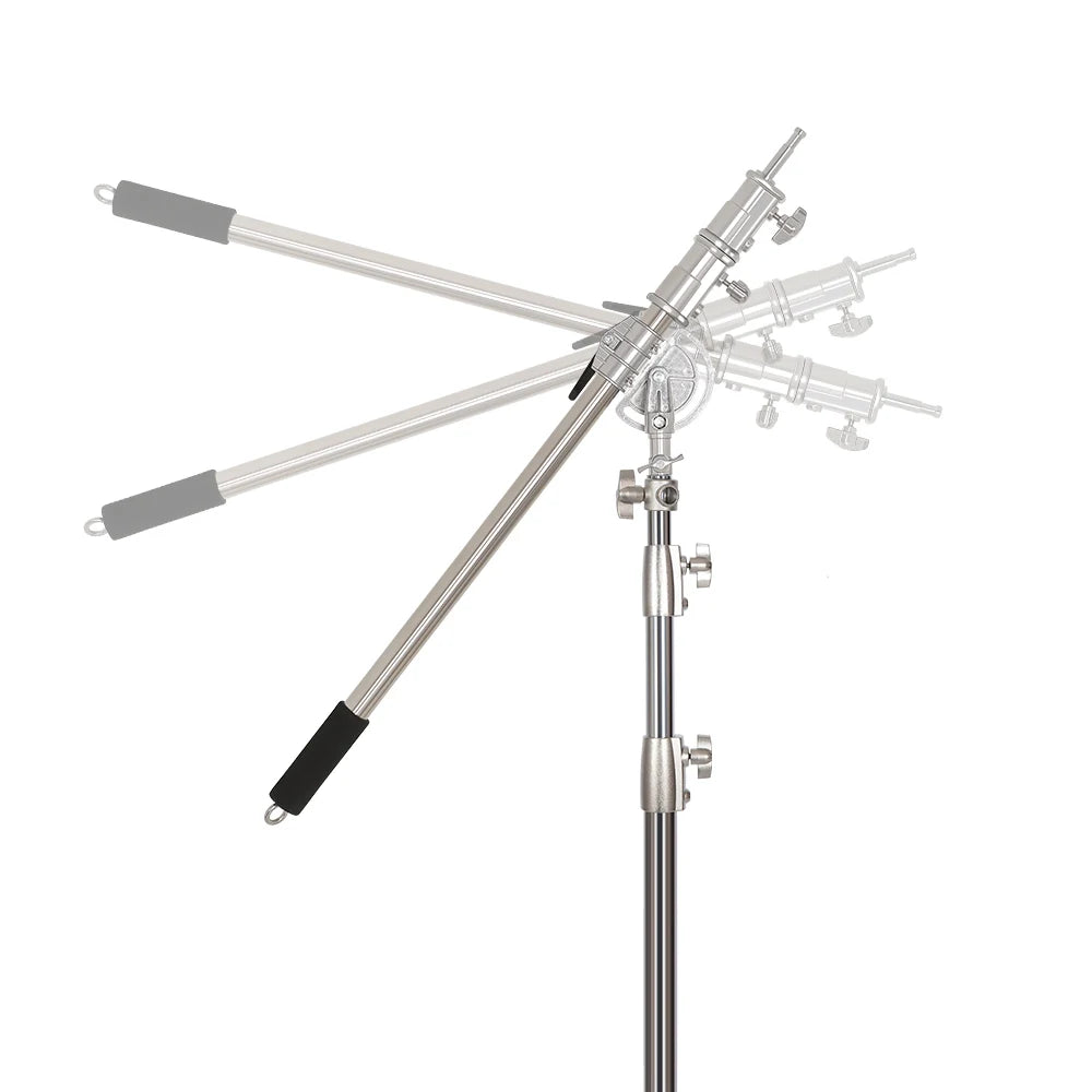 Studio Photo Telescopic Boom Arm Top Light Stand With Sandbag for Speedlite /Mini Flash Strobe /Softbox/LED Video