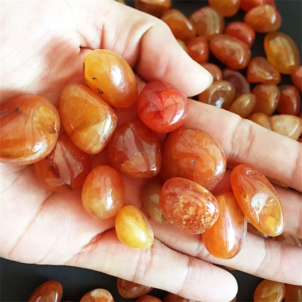 Natural Irregular Carnelian Rough Red Agate Raw Crushed Stone Healing Crystals Quartz Mineral Mozambique Craft Decor Accessories