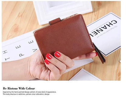 Fashion Women's Purse Short Zipper Wallet Women Leather 2024 Luxury Brand Small Women Wallets Clutch Bag With Hollow Out Leaves