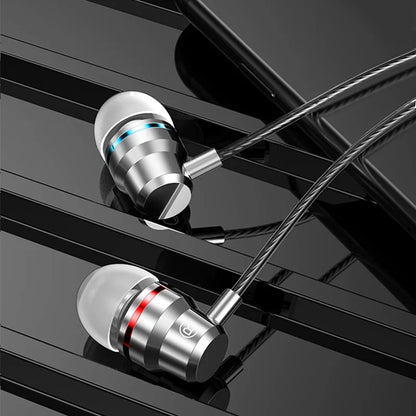 FONKEN 3.5mm Earphone Wired Earpiece Stereo Bass Music Earpiece For Xiaomi Samsung Waterproof Sports Earbuds Gaming Headset Mic