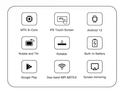 Smart Tv 21.5 27 32 Inch Smart Screen Touch Screen Portable Tv Movable Rechargeable Incell touch smart wireless casting tv - MarvelouStoree