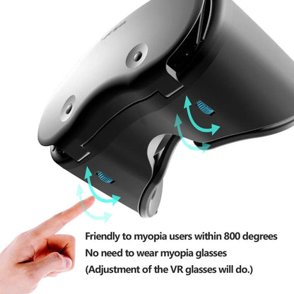 3D Virtual Reality VR Glasses For iPhone Android Smartphone Cell Mobile Phone Helmet Headset Wirth Real With Controller Lenses - MarvelouStoree