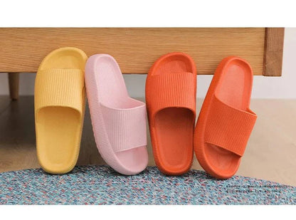 Thick Platform Bathroom Home Slippers Women Fashion Soft Sole EVA Indoor Slides Woman Sandals 2023 Summer Non-slip Flip Flops - MarvelouStore