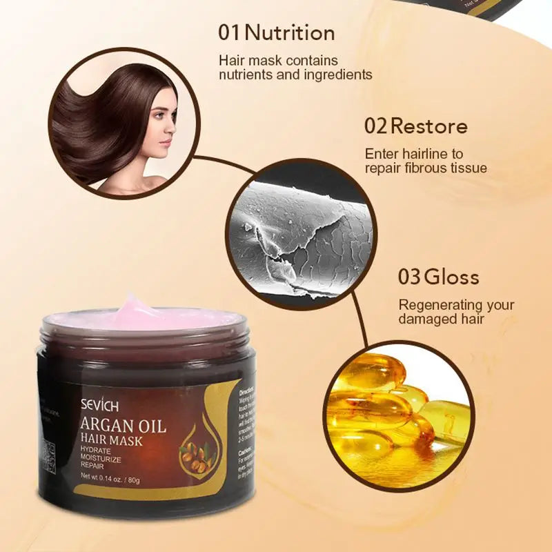 Sevich Hair treatment mask Repairs damage restore soft hair 80g for all hair types keratin Hair & Scalp Treatment