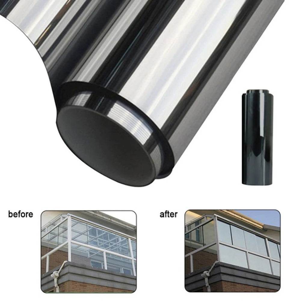 3M*50cm Black Car Window Foils Tint Tinting Film Roll Auto Home Window Glass Restroom Summer Solar UV Protector Sticker Films - MarvelouStoree