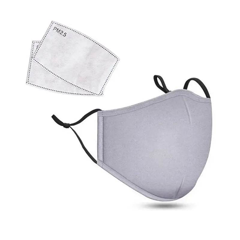 PM2.5 Anti Dust Mask Activated Carbon Filter Masks Windproof Mouth-muffle Proof Flu Face Masks With Filters - MarvelouStoree