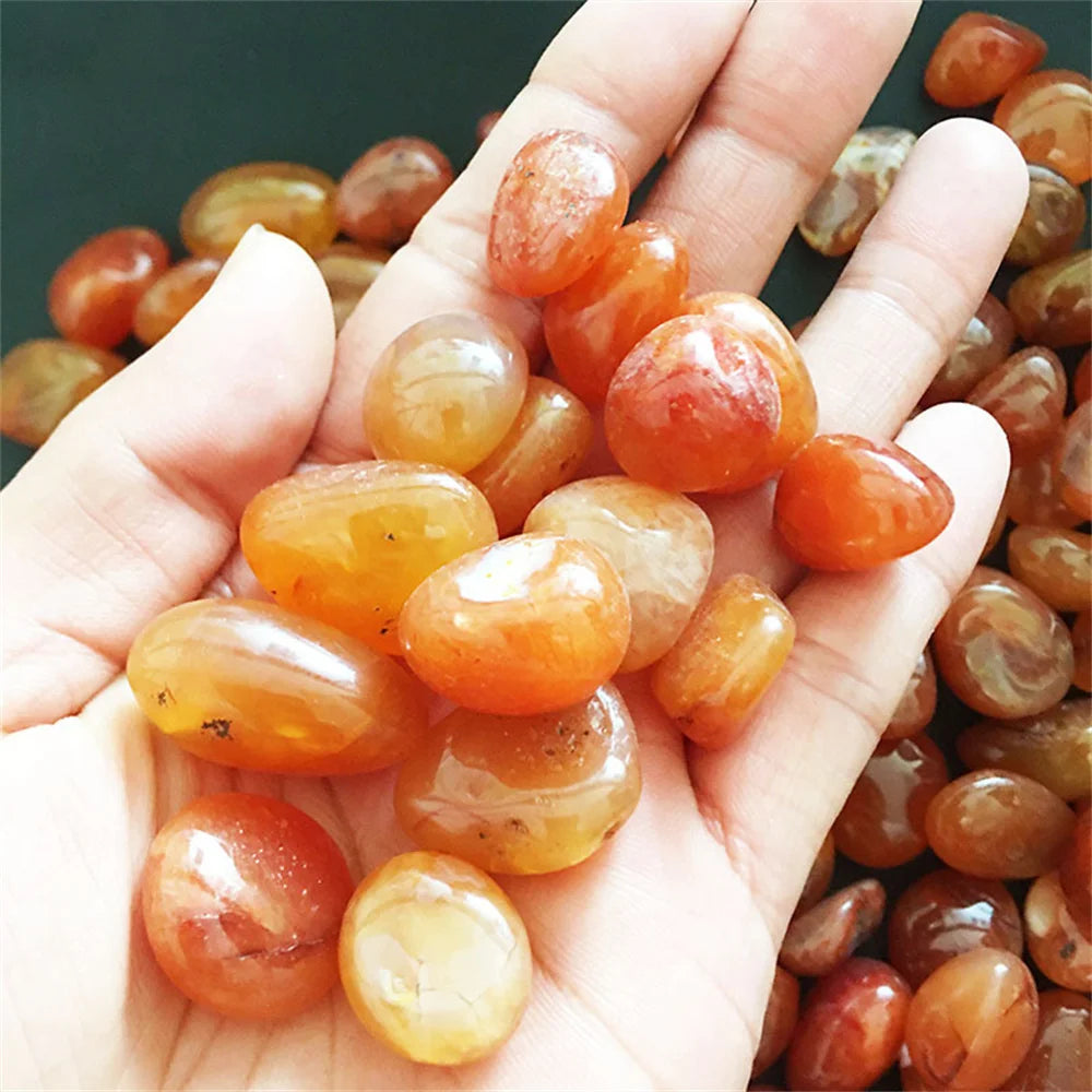 Natural Irregular Carnelian Rough Red Agate Raw Crushed Stone Healing Crystals Quartz Mineral Mozambique Craft Decor Accessories