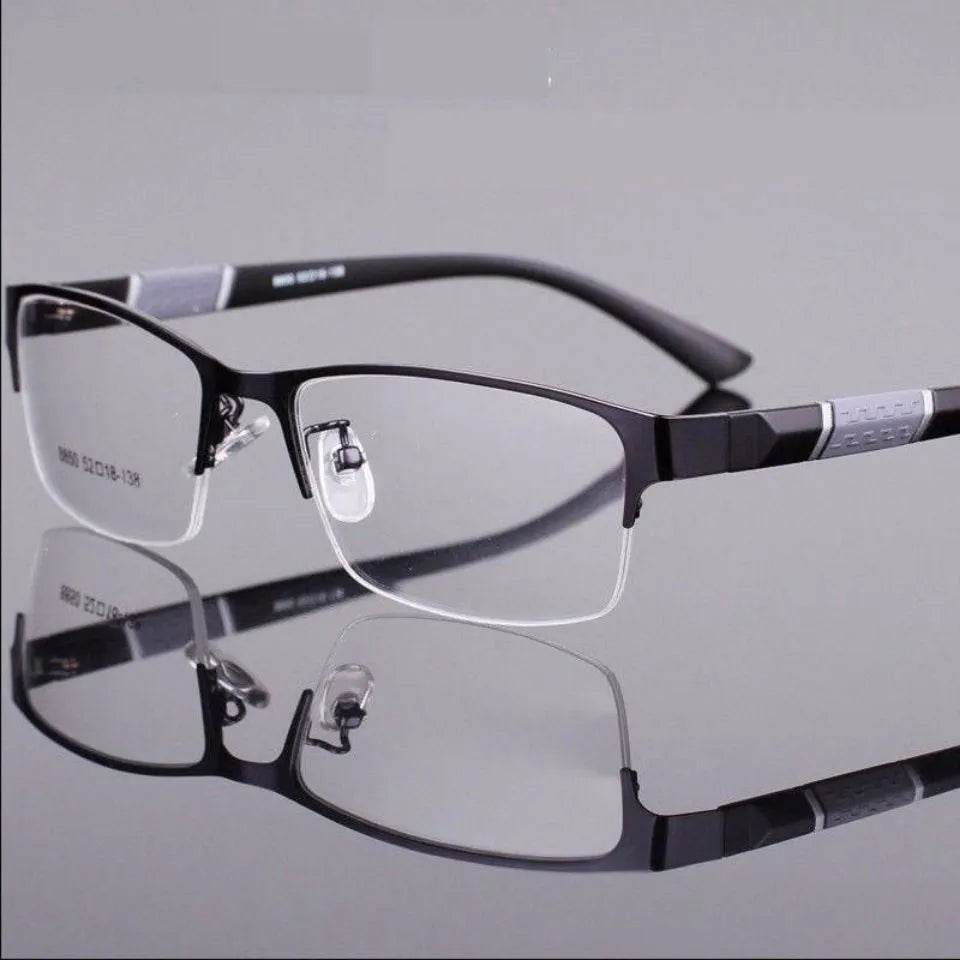 New Trend Reading Glasses Reading Glasses Men and Women High Quality Half Frame Diopters Business Office Men Reading Glasses - MarvelouStoree