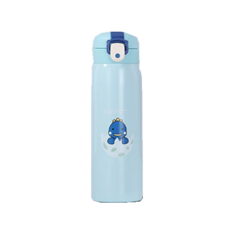 350/500ml Dinosaur Thermal Mug Bouncing Lid Stainless Steel Thermos Water Bottle for Kids Children Child School Christmas Gift