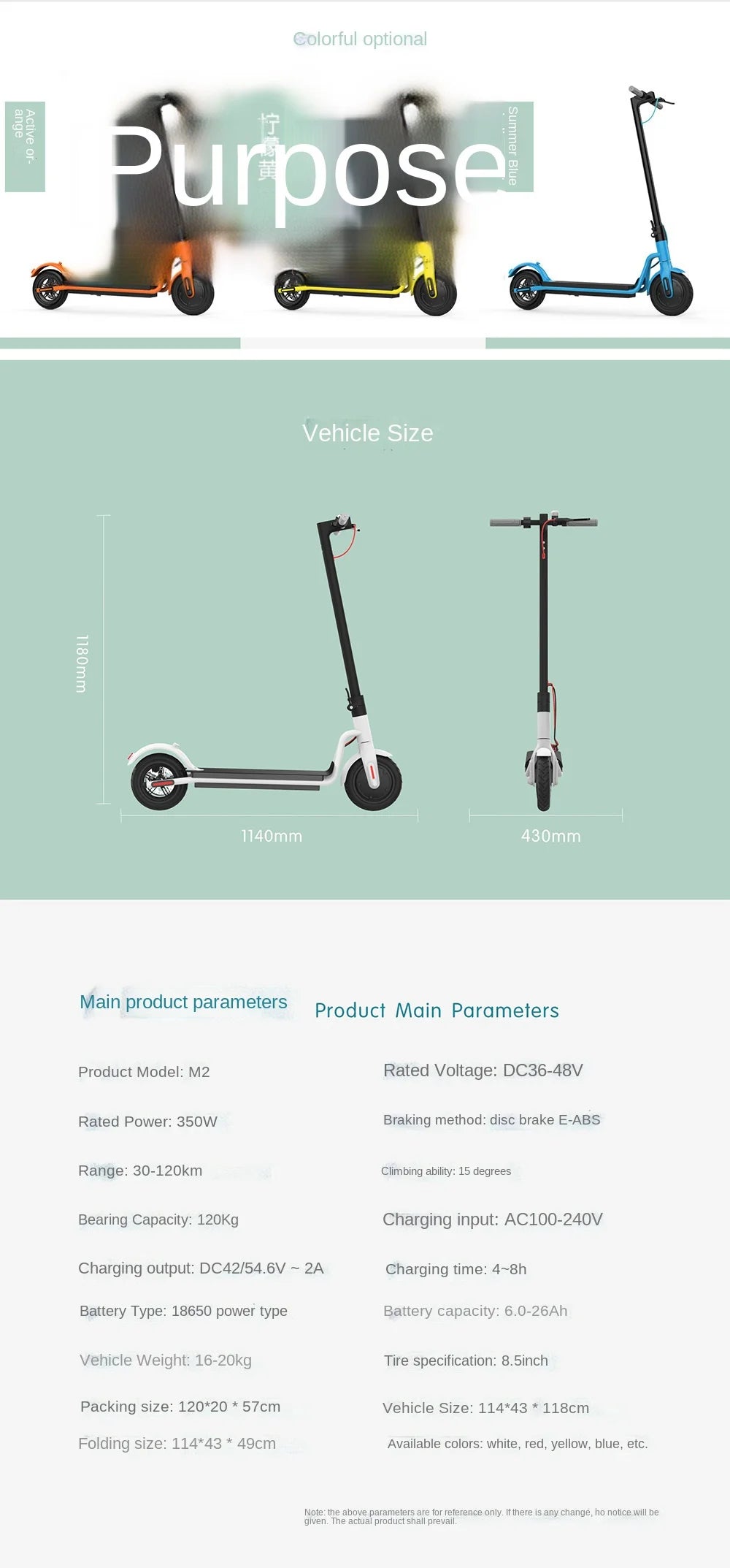 Adult 8.5 Inch Aluminum Alloy Electric Scooter Can Be Folded 2 Wheel Scooter On Behalf Of Driving Electric Scooter