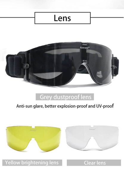 Special Forces Tactical Glasses Bulletproof Shooting Goggles X800 Explosion proof War Games Glasses Windproof and Sandproof