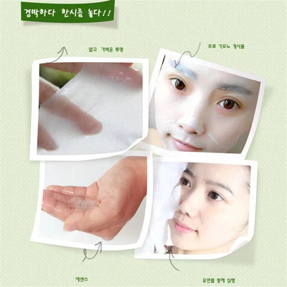 Skin Care Natural Fruit Plant Facial Mask Moisturizing Oil-Control Blueberry Cucumber Pomegranate Fruit Aloe Sheet Face Mask - MarvelouStore