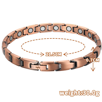 Welmag Copper Bracelets for Women&Men Therapy Health Magnetic Healing Bracelet Bio Energy Arthritis Pain Valentine's Day Gifts