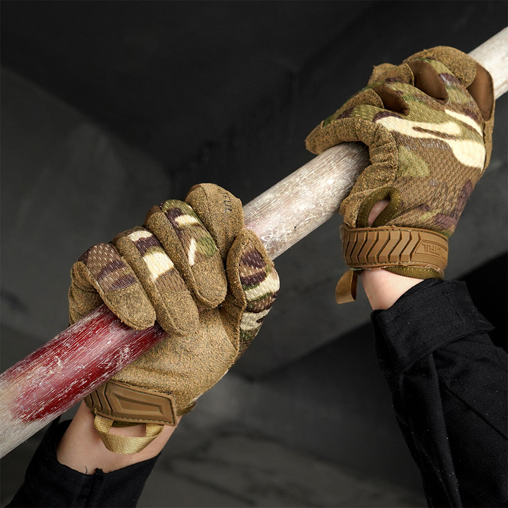 Tactical Glove Military Army Full Finger Gloves Men Airsoft Biking Sports Camping Training Cycling Paintball Lightweight Camo