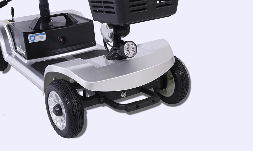 Electric Mobility Scooter 4 Wheels Handicapped Scooter For Adult Elderly Disabled People Outdoor With Foldable Function