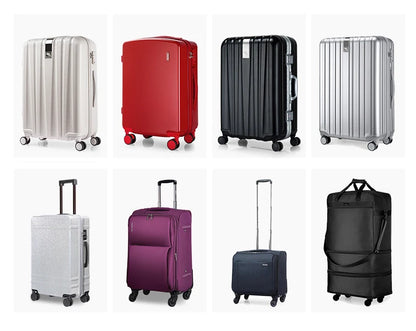 Hanke Business 14 Inch Underseat Suitcase 16 Inch Carry On Luggage Underseat Hard Shell 100% PC Spinner Wheels Boarding