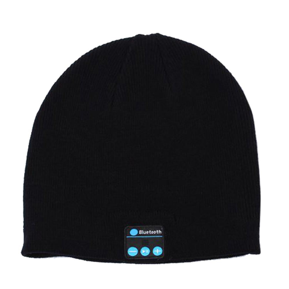 Winter Bluetooth USB Rechargeable Music Headset Warm Knitting Beanie Hat Cap Breathable Men Gorras Hats Warm Casual Lady Beanies