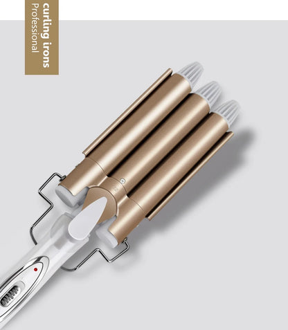 Professional Hair Tools Curling Iron Ceramic Triple Barrel Hair Styler Hair Waver Styling Tools Hair Curlers Electric Curling