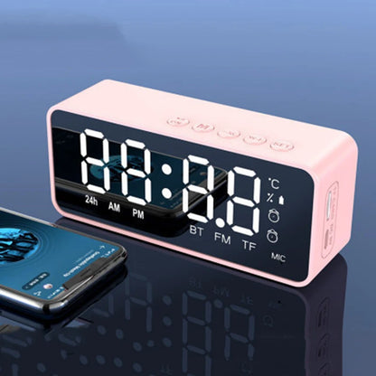 Bluetooth Speaker Clocks, FM Radio, LED Digital Smart Alarm Clock, Electronic Desktop Clocks, Table Decor, Hot