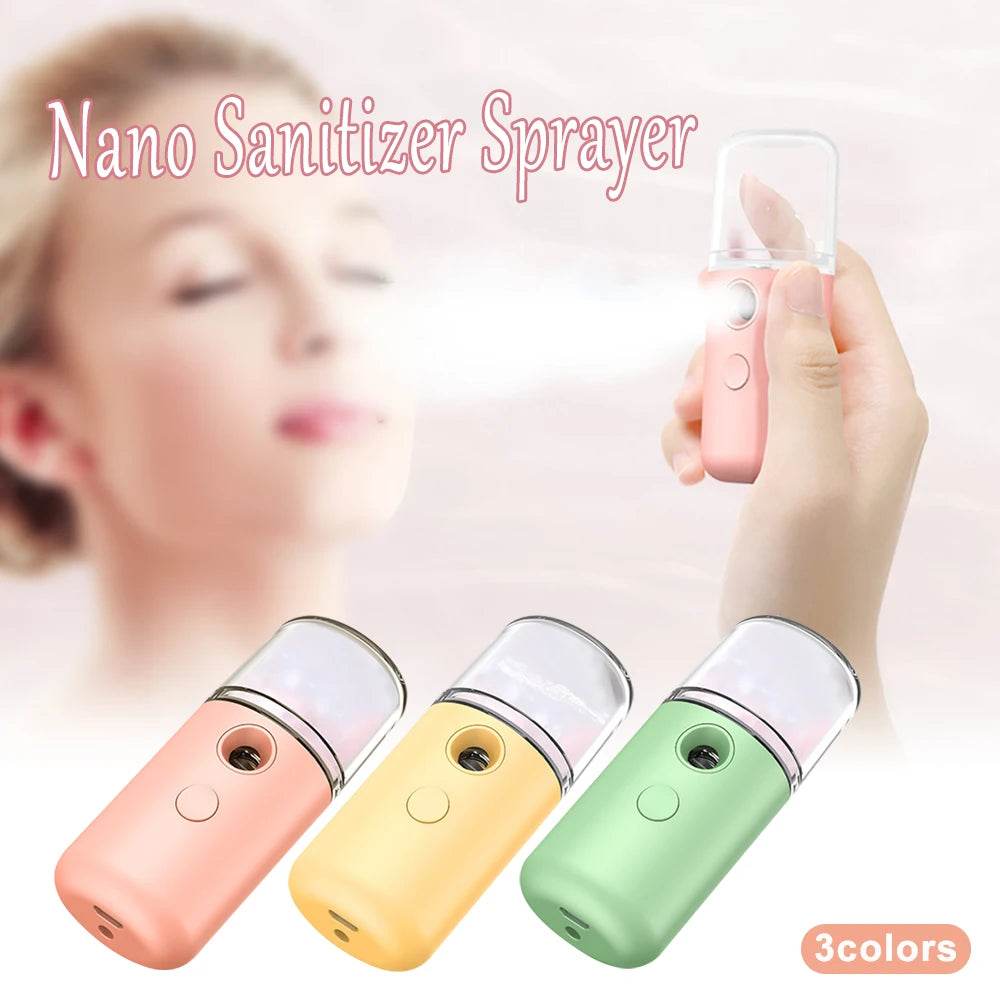 Nano Sanitizer Sprayer | Face Moisturizing Mist Spray Machine USB Hot - MarvelouStoree