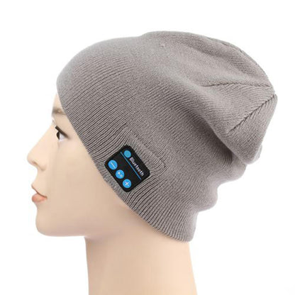 Winter Bluetooth USB Rechargeable Music Headset Warm Knitting Beanie Hat Cap Breathable Men Gorras Hats Warm Casual Lady Beanies