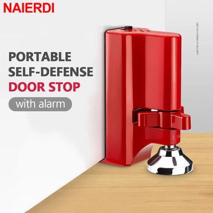 NAIERDI Door Lock Portable Locks Self-Defense Door Stop Travel Travel Accommodation Door Stopper Door Lock Security Device