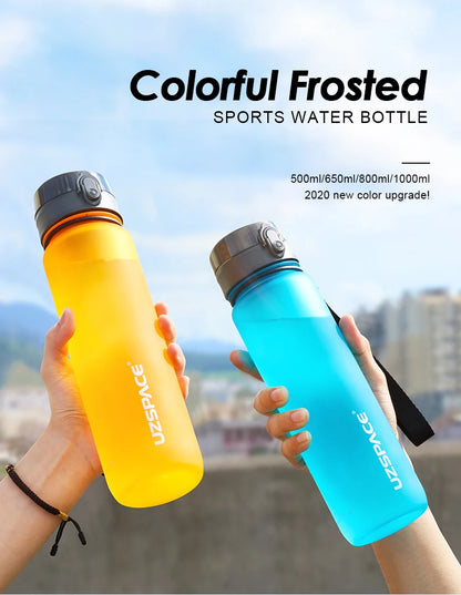 New 500/1000ml Sports Water Bottle Portable Leakproof Shaker Drinkware Outdoor Tour Gym Fitness Cup Tritan Plastic Jugs BPA Free