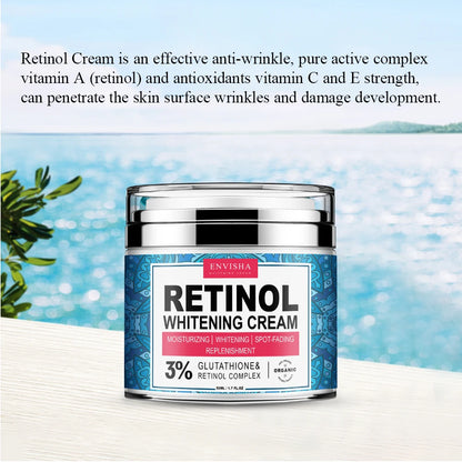 ENVISHA Neck Retinol Face Cream Vitamin Collagen Whitening Anti-Wrinkle Aging Moisturizer Skin Care Hyaluronic Acid Whitening