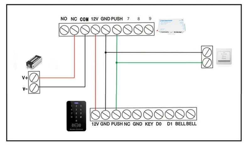 Magnetic Lock 12V Electronic Door Locks Electric Cabinet Electromagnetic Drawer 60kg 100lbs Mini M60 Access Control Security