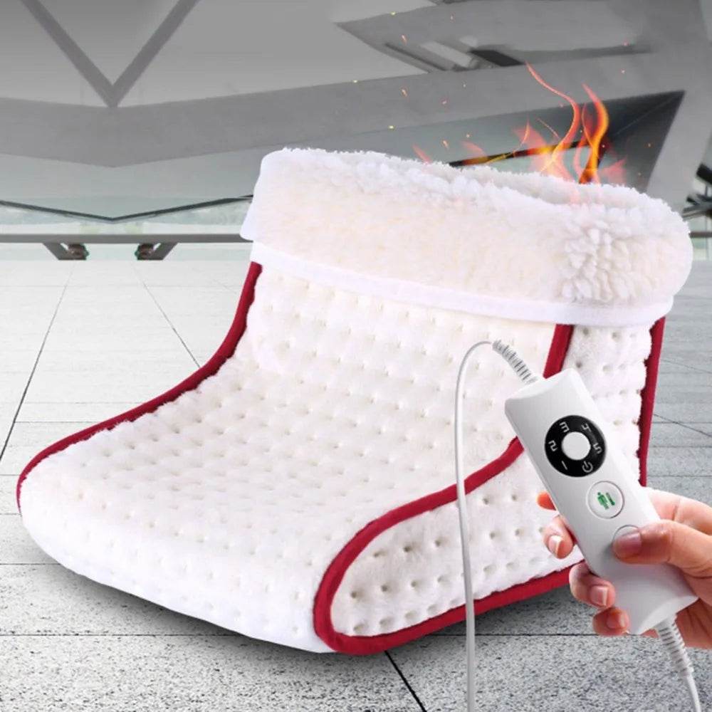 Cosy Heated Electric Warm Foot Warmer Massager Washable Heat 5 Modes Heat Settings Warmer Cushion Thermal Foot Warmer Massage - MarvelouStoree