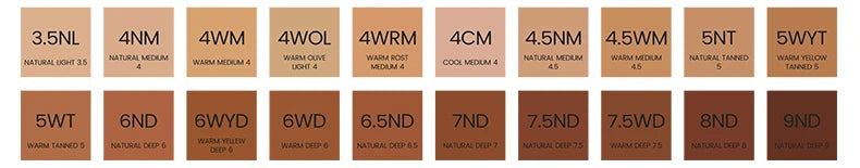 Pudaier 40ml Professional Concealing Makeup Matte Tonal Base Liquid Cosmetics Foundation Cream For Face Full Coverage